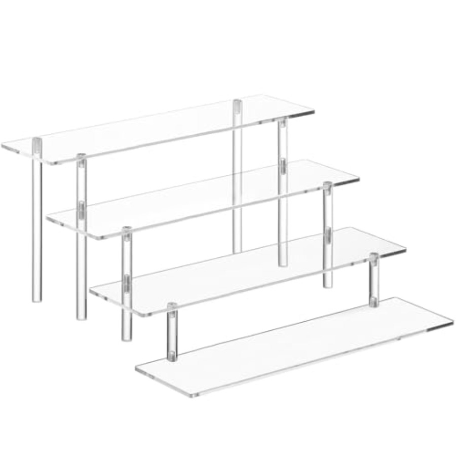 حامل عطور أكريليك بأربعة مستوي - مراجعة Pop Display Shelf وسعره