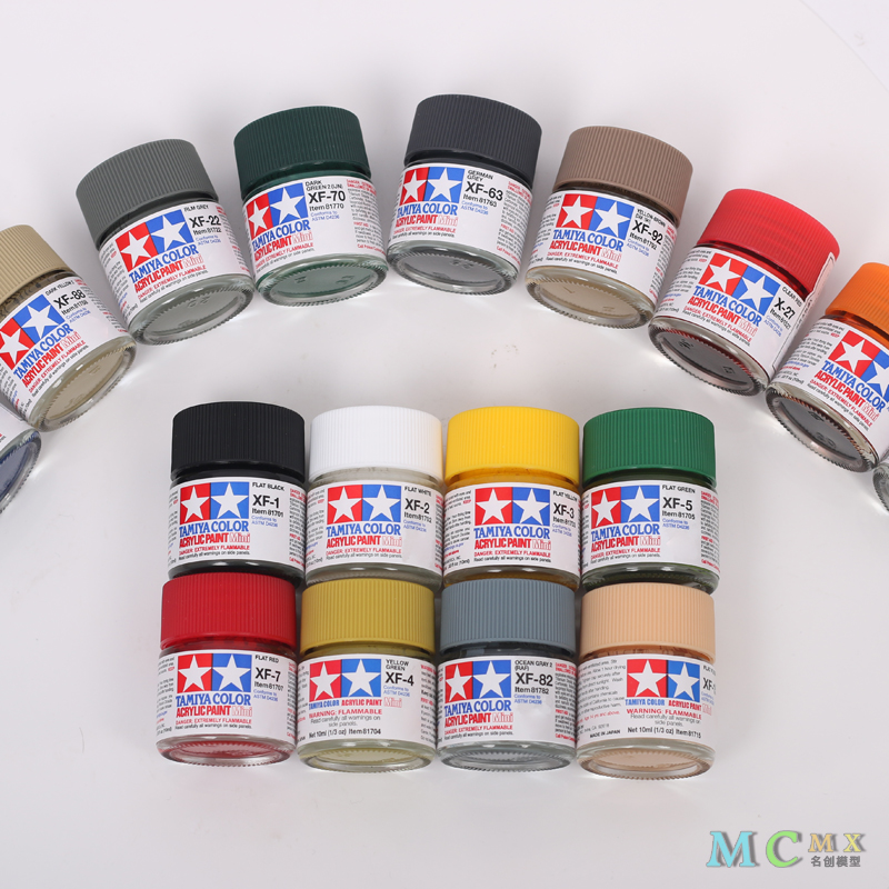 طامية الطلاء الصباغ البروبيلين - مراجعة Tamiya Model Paint Set وسعره