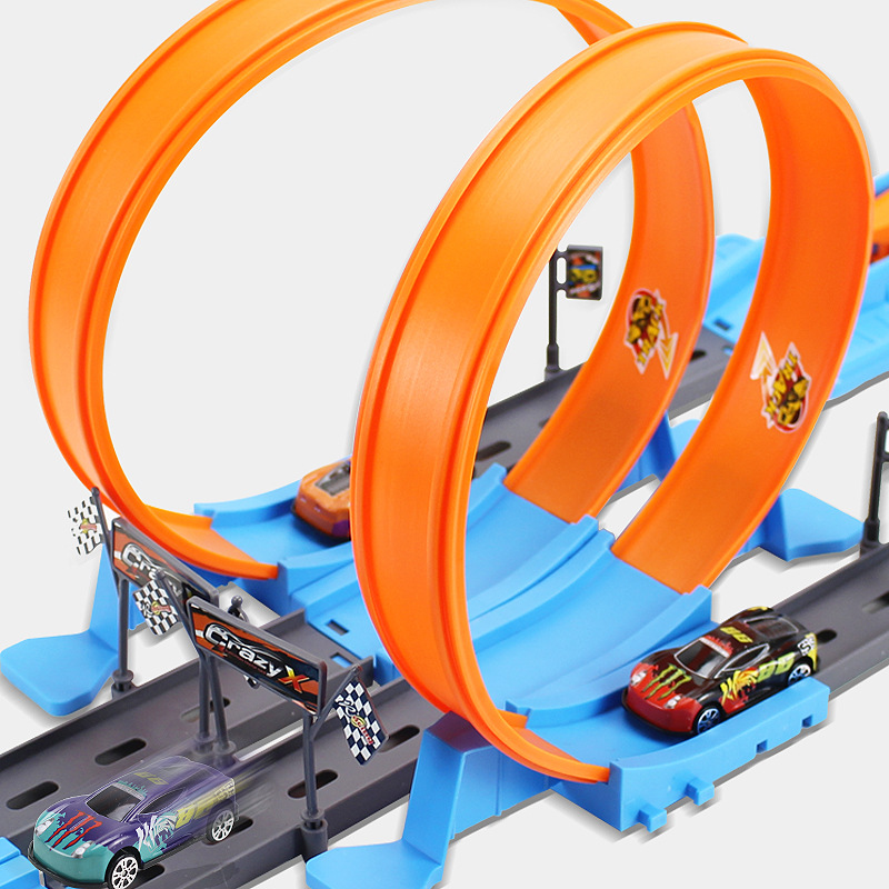حار حيلة سرعة عجلات سيارة مزدو - مراجعة Hot Wheels Car Track Sets وسعره